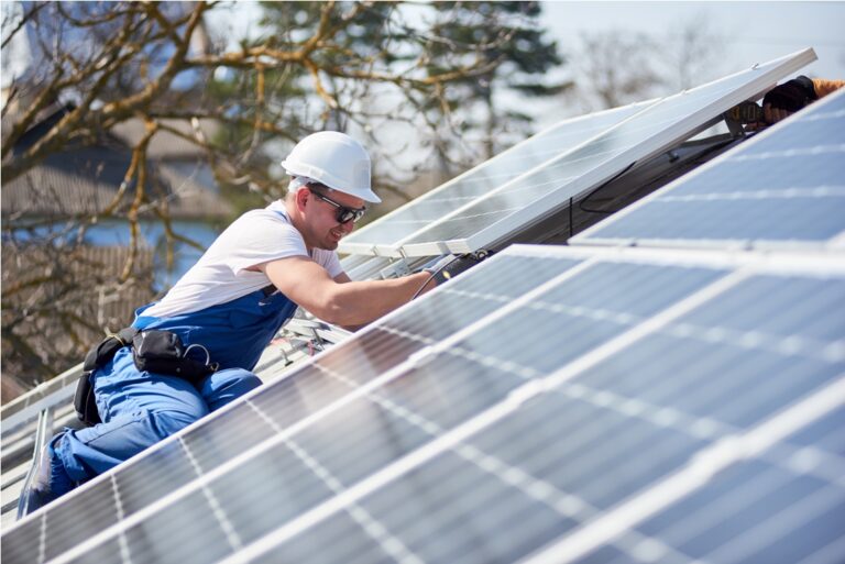 installing solar photovoltaic panel system on roof 2022 05 16 16 04 43 utc