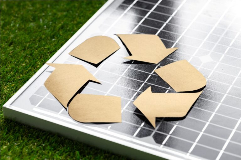alternative energy solar power panel close up