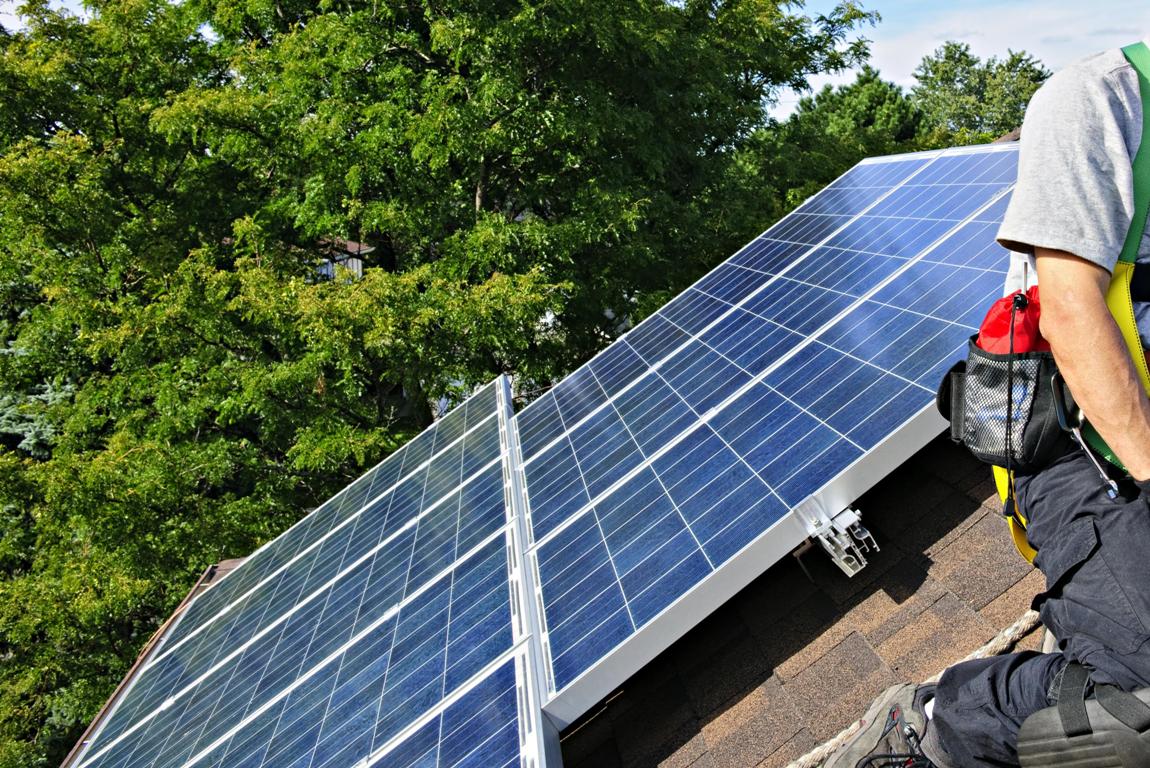 solar panels, solar energy. renewable energy alternative source of electricity
