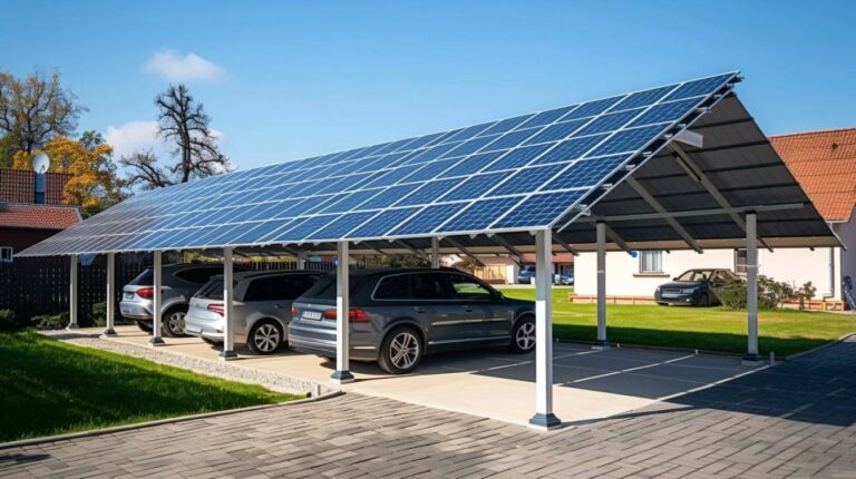 Le coût de l&rsquo;installation d&rsquo;un carport solaire