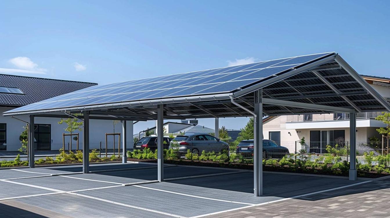 Carport solaire fonctionnel : double usage pour une énergie renouvelable
