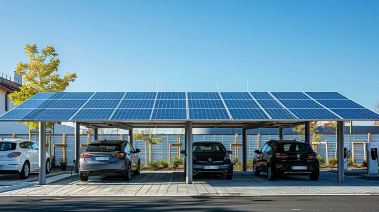 Carport solaire : le stationnement énergétique du futur