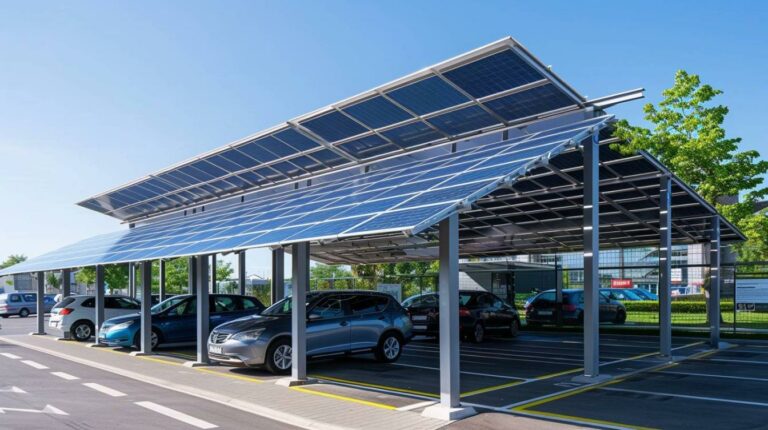 Carports solaires : un coup de pouce pour l&rsquo;écologie