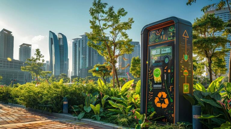 La durabilité des bornes de recharge : un défi pour le recyclage