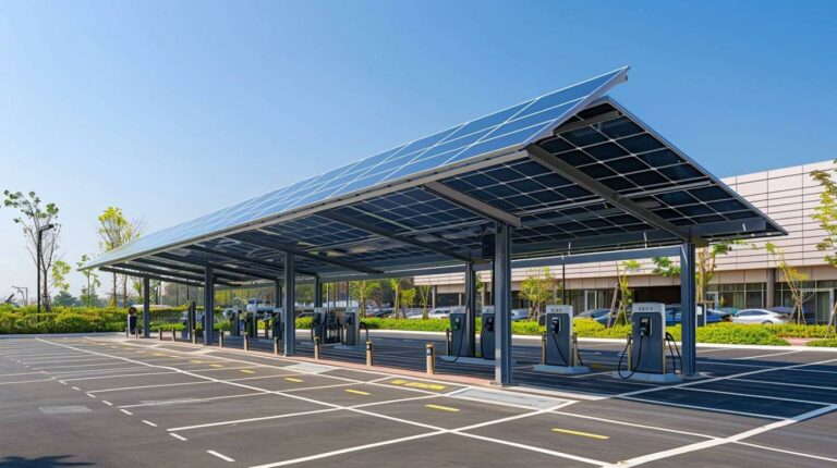Le carport solaire : une solution de recharge pour voiture