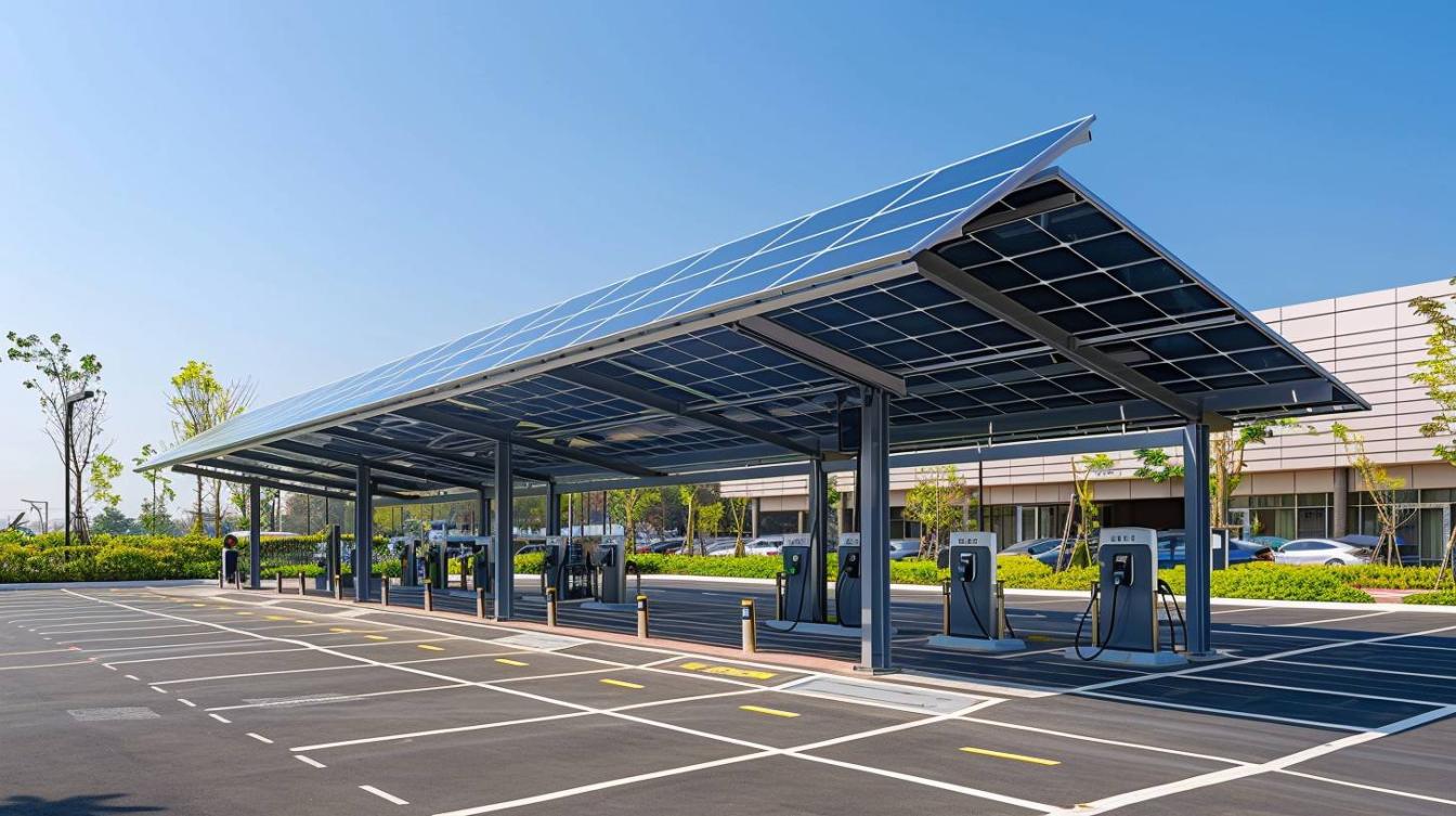 Le carport solaire : une solution de recharge pour voiture