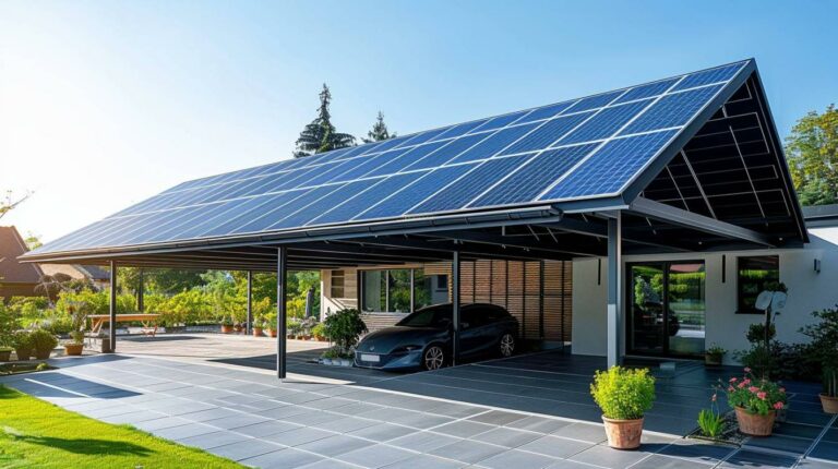 Optimisez votre carport avec des panneaux solaires