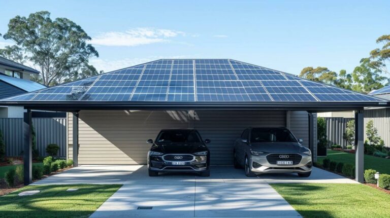 Optimisez votre espace avec un carport solaire pour deux voitures